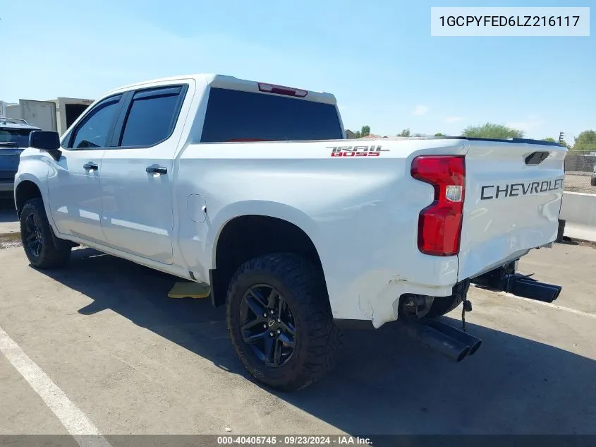 2020 Chevrolet Silverado 1500 4Wd Short Bed Lt Trail Boss VIN: 1GCPYFED6LZ216117 Lot: 40405745