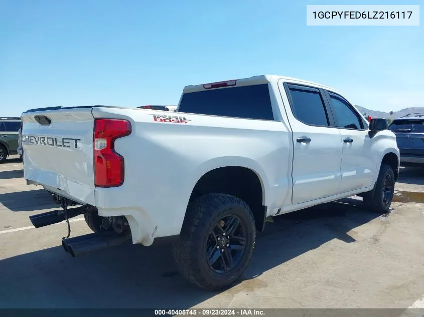 2020 Chevrolet Silverado 1500 4Wd Short Bed Lt Trail Boss VIN: 1GCPYFED6LZ216117 Lot: 40405745