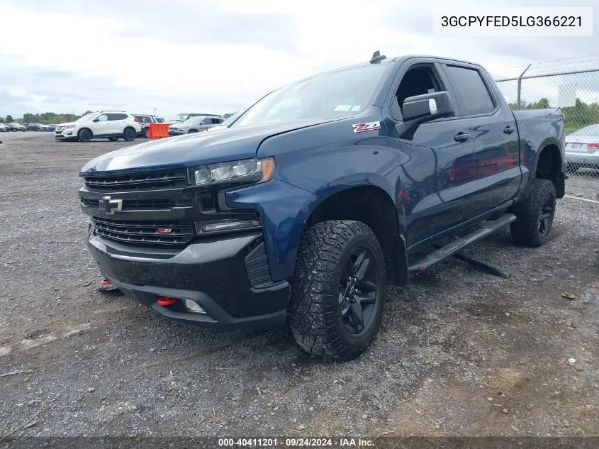 2020 Chevrolet Silverado 1500 4Wd Short Bed Lt Trail Boss VIN: 3GCPYFED5LG366221 Lot: 40411201