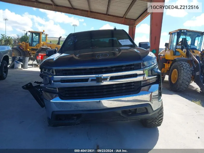 2020 Chevrolet Silverado 1500 4Wd Double Cab Standard Bed Lt VIN: 1GCRYDED4LZ212516 Lot: 40413931