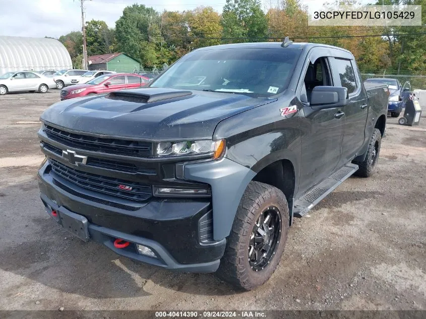 2020 Chevrolet Silverado 1500 K1500 Lt Trail Boss VIN: 3GCPYFED7LG105429 Lot: 40414390