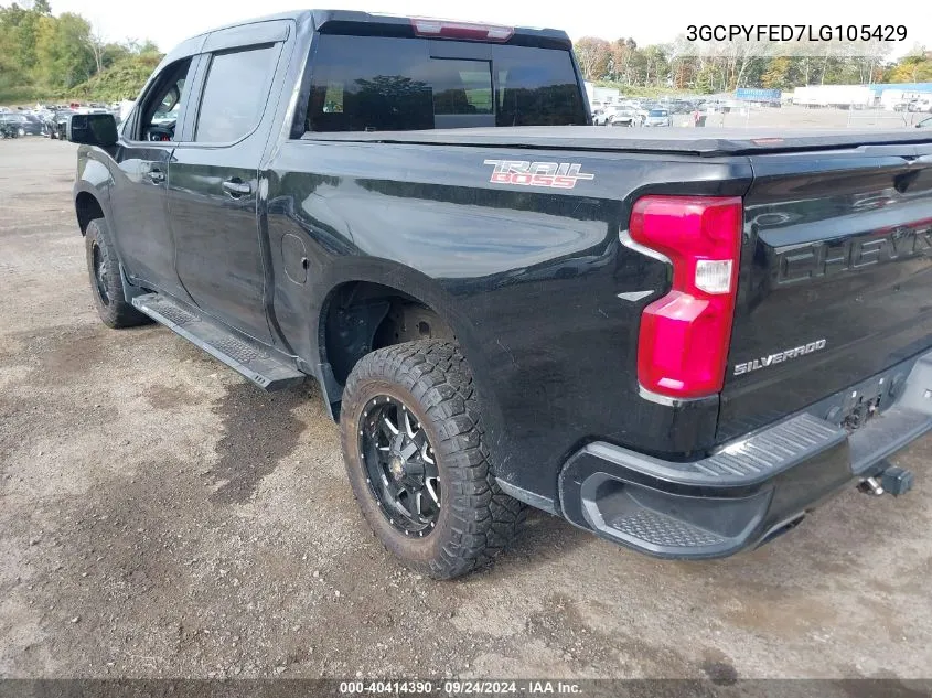 2020 Chevrolet Silverado 1500 K1500 Lt Trail Boss VIN: 3GCPYFED7LG105429 Lot: 40414390