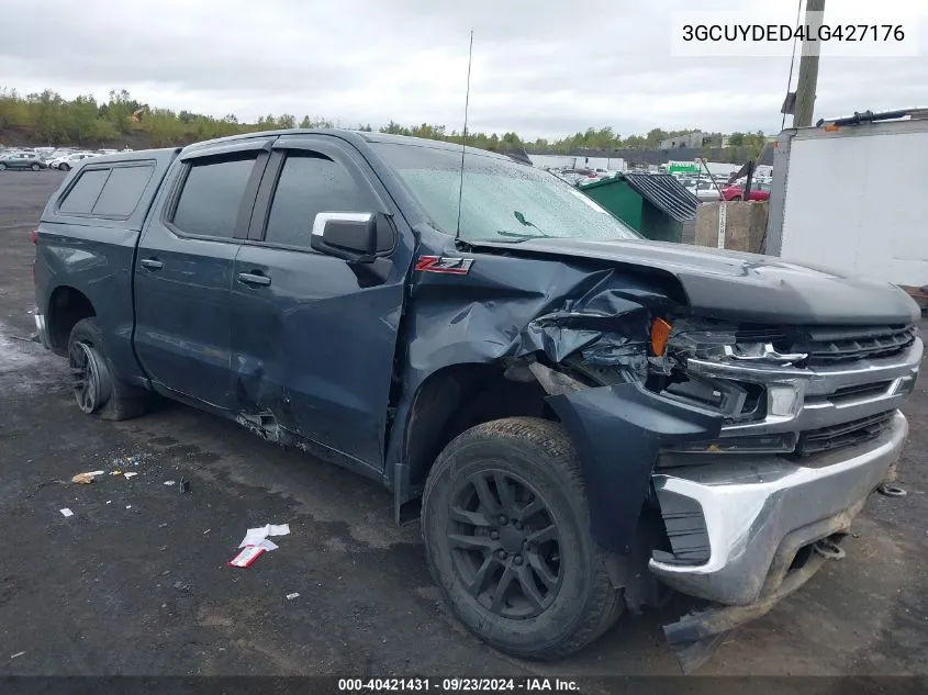 2020 Chevrolet Silverado 1500 4Wd Short Bed Lt VIN: 3GCUYDED4LG427176 Lot: 40421431