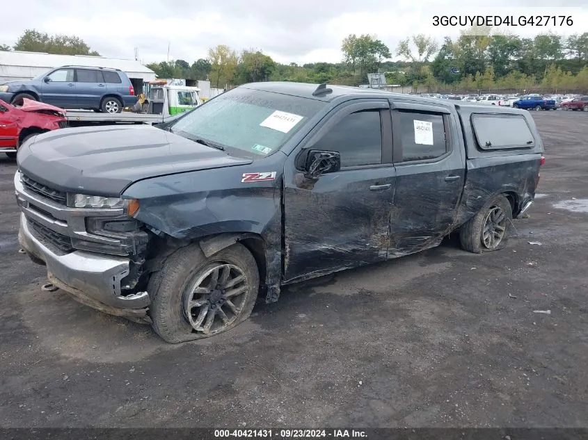 2020 Chevrolet Silverado 1500 4Wd Short Bed Lt VIN: 3GCUYDED4LG427176 Lot: 40421431