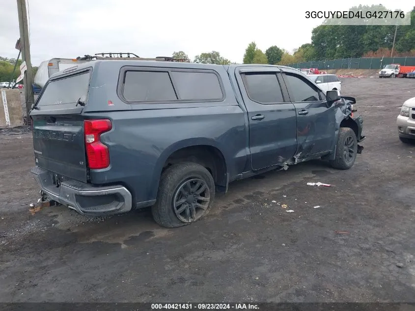 2020 Chevrolet Silverado 1500 4Wd Short Bed Lt VIN: 3GCUYDED4LG427176 Lot: 40421431