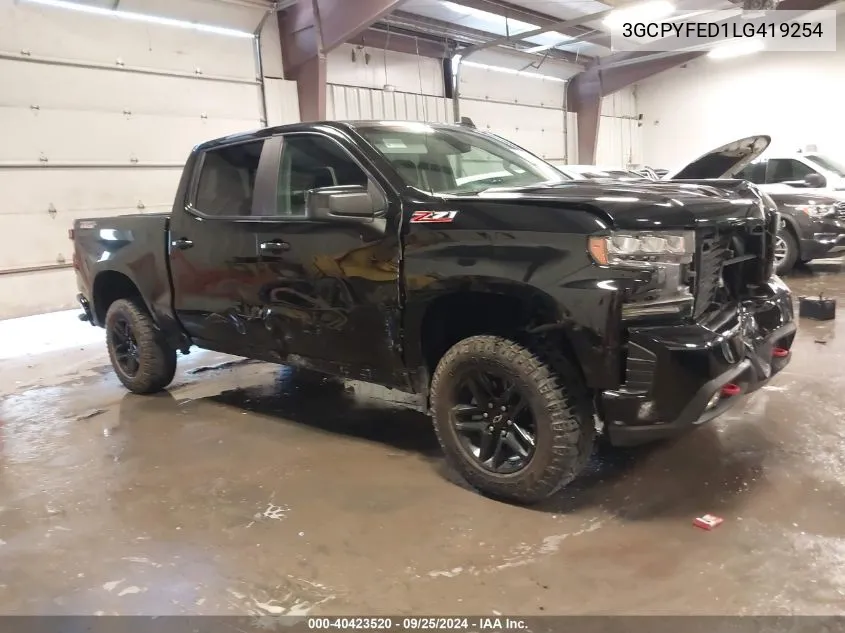 2020 Chevrolet Silverado 1500 4Wd Short Bed Lt Trail Boss VIN: 3GCPYFED1LG419254 Lot: 40423520