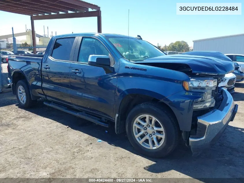 2020 Chevrolet Silverado 1500 4Wd Standard Bed Lt VIN: 3GCUYDED6LG228484 Lot: 40424488