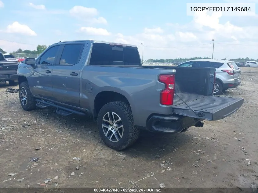 2020 Chevrolet Silverado 1500 4Wd Short Bed Lt Trail Boss VIN: 1GCPYFED1LZ149684 Lot: 40427840