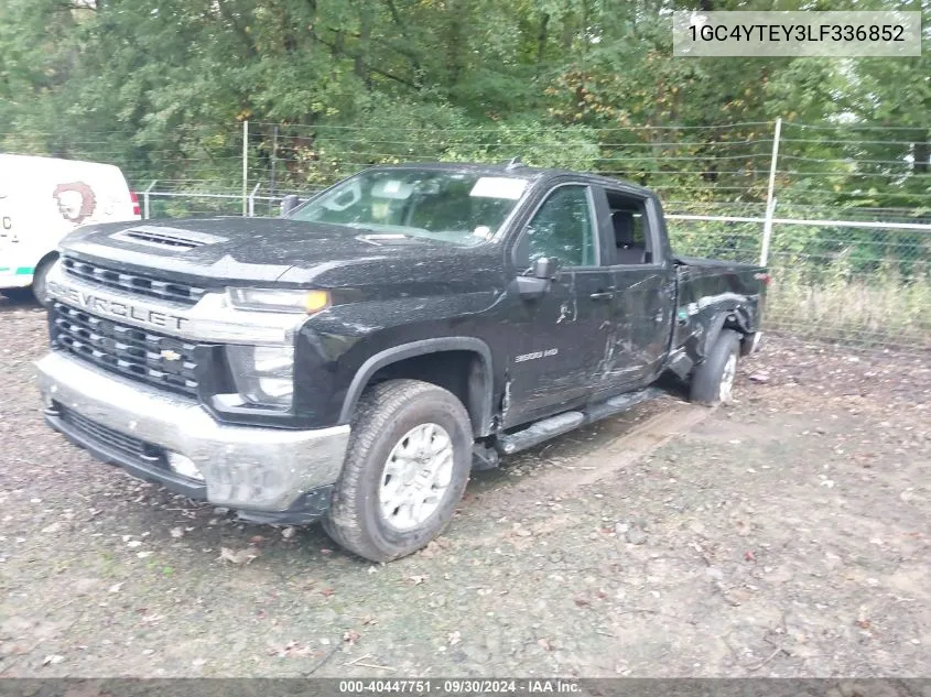 2020 Chevrolet Silverado 3500Hd 4Wd Long Bed Lt VIN: 1GC4YTEY3LF336852 Lot: 40447751