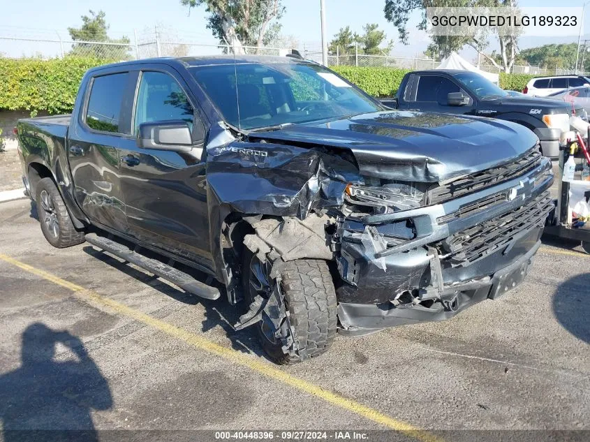 2020 Chevrolet Silverado 1500 2Wd Short Bed Rst VIN: 3GCPWDED1LG189323 Lot: 40448396