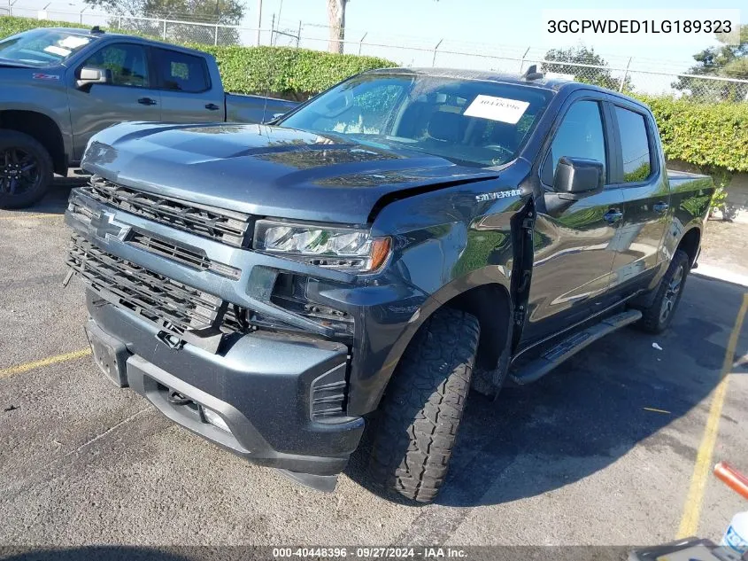 2020 Chevrolet Silverado 1500 2Wd Short Bed Rst VIN: 3GCPWDED1LG189323 Lot: 40448396