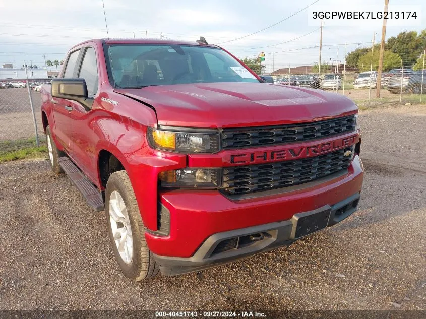 2020 Chevrolet Silverado 1500 VIN: 3GCPWBEK7LG213174 Lot: 40451743