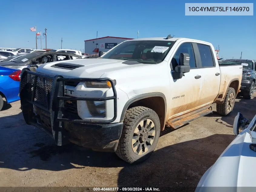 2020 Chevrolet Silverado K2500 Custom VIN: 1GC4YME75LF146970 Lot: 40460377