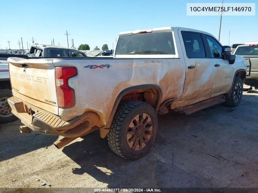 2020 Chevrolet Silverado K2500 Custom VIN: 1GC4YME75LF146970 Lot: 40460377