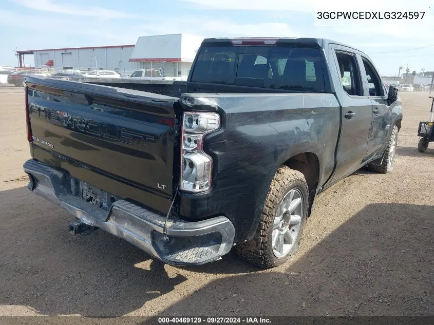 3GCPWCEDXLG324597 2020 Chevrolet Silverado 1500 2Wd Short Bed Lt