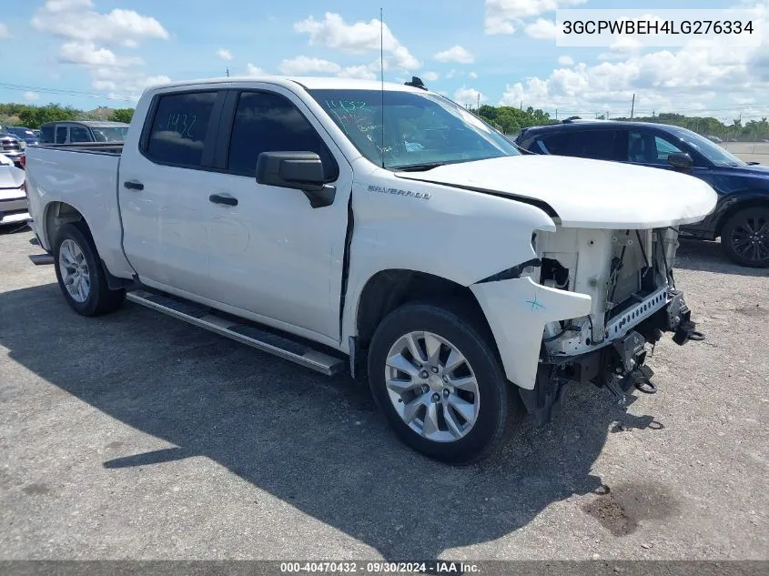 2020 Chevrolet Silverado 1500 2Wd Short Bed Custom VIN: 3GCPWBEH4LG276334 Lot: 40470432