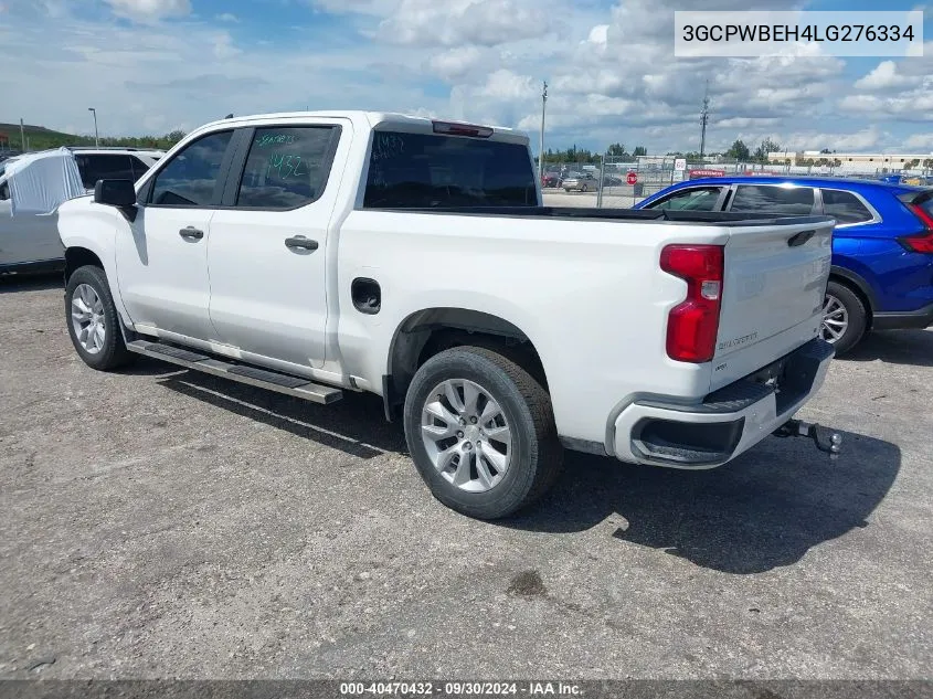 2020 Chevrolet Silverado 1500 2Wd Short Bed Custom VIN: 3GCPWBEH4LG276334 Lot: 40470432