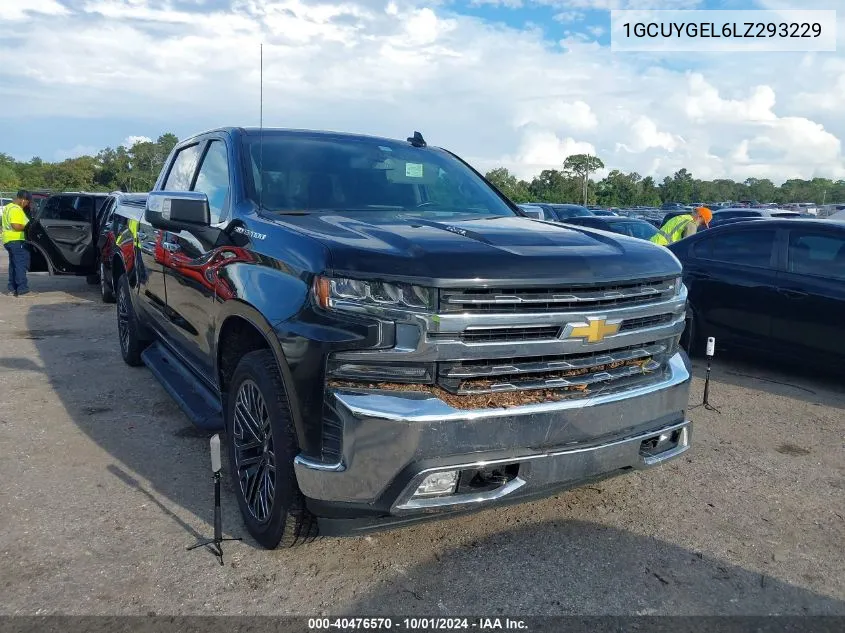 2020 Chevrolet Silverado 1500 4Wd Short Bed Ltz VIN: 1GCUYGEL6LZ293229 Lot: 40476570