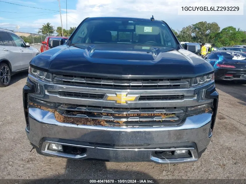 2020 Chevrolet Silverado 1500 4Wd Short Bed Ltz VIN: 1GCUYGEL6LZ293229 Lot: 40476570