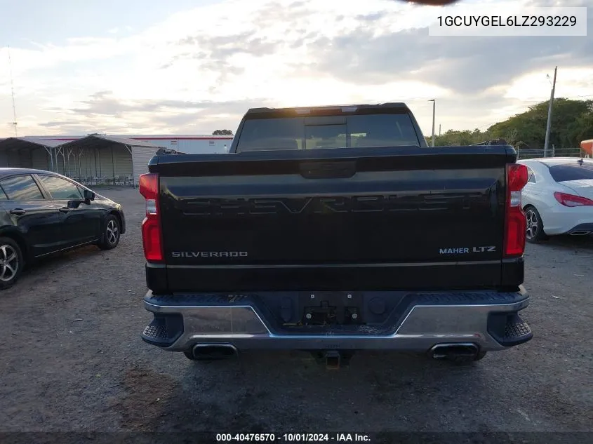 2020 Chevrolet Silverado 1500 4Wd Short Bed Ltz VIN: 1GCUYGEL6LZ293229 Lot: 40476570