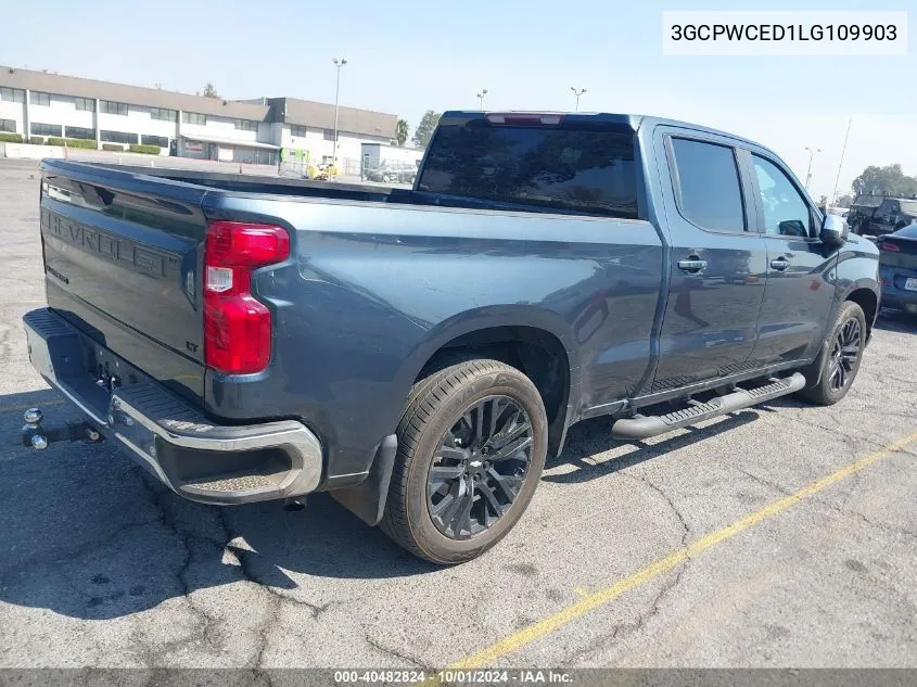 2020 Chevrolet Silverado C1500 Lt VIN: 3GCPWCED1LG109903 Lot: 40482824