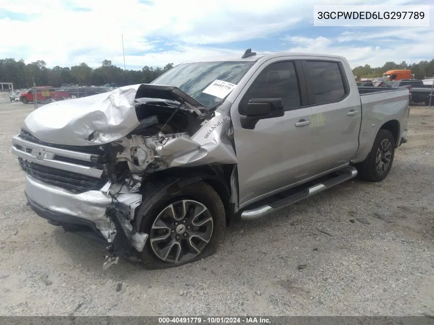 2020 Chevrolet Silverado 1500 2Wd Short Bed Rst VIN: 3GCPWDED6LG297789 Lot: 40491779