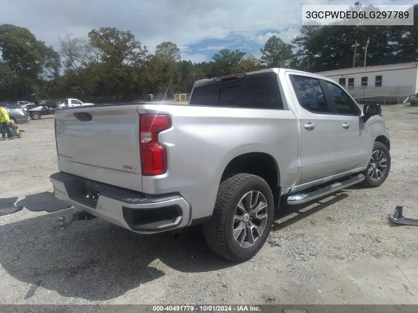 2020 Chevrolet Silverado 1500 2Wd Short Bed Rst VIN: 3GCPWDED6LG297789 Lot: 40491779