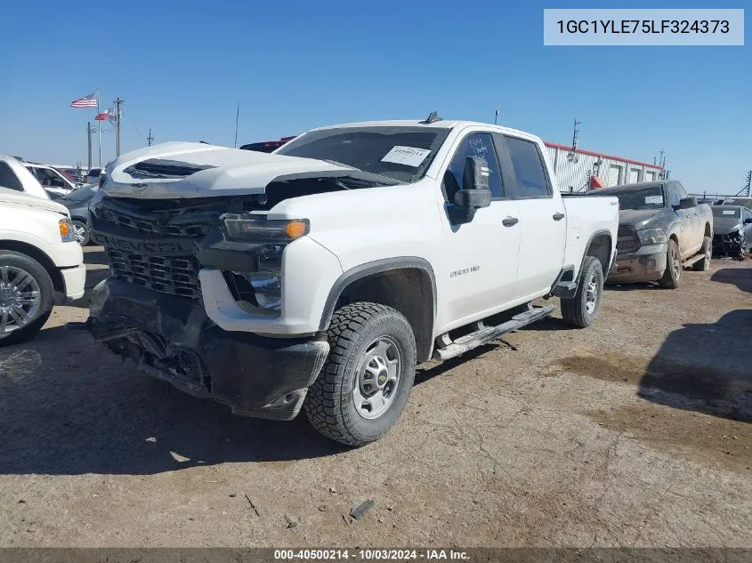 2020 Chevrolet Silverado 2500Hd 4Wd Standard Bed Wt VIN: 1GC1YLE75LF324373 Lot: 40500214