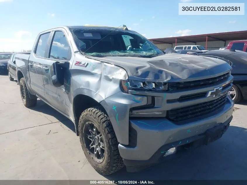 2020 Chevrolet Silverado K1500 Rst VIN: 3GCUYEED2LG282581 Lot: 40516287