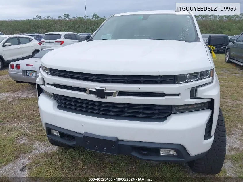 2020 Chevrolet Silverado K1500 Rst VIN: 1GCUYEED5LZ109959 Lot: 40523400