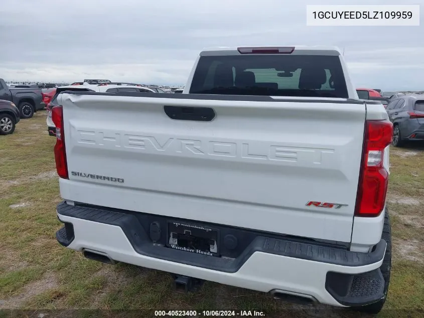 2020 Chevrolet Silverado K1500 Rst VIN: 1GCUYEED5LZ109959 Lot: 40523400