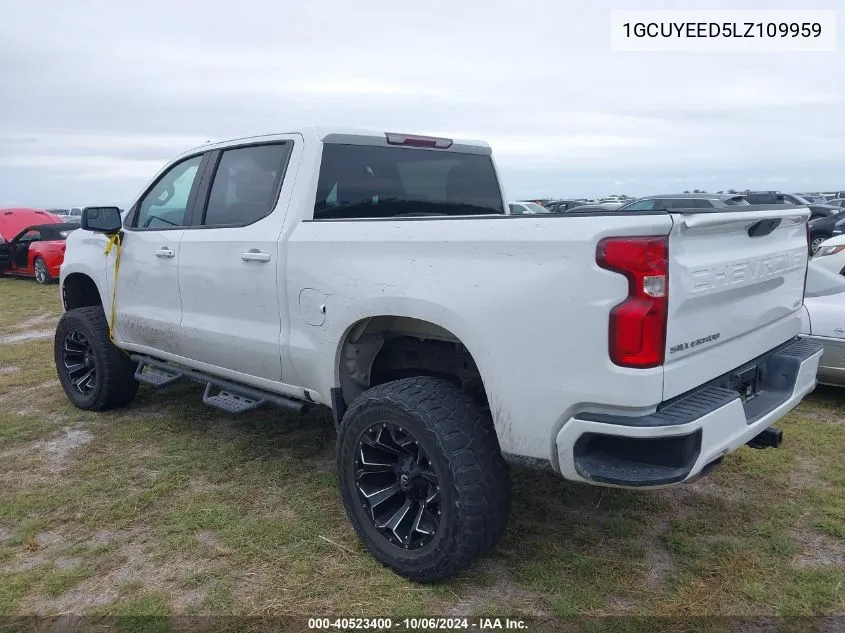 2020 Chevrolet Silverado K1500 Rst VIN: 1GCUYEED5LZ109959 Lot: 40523400