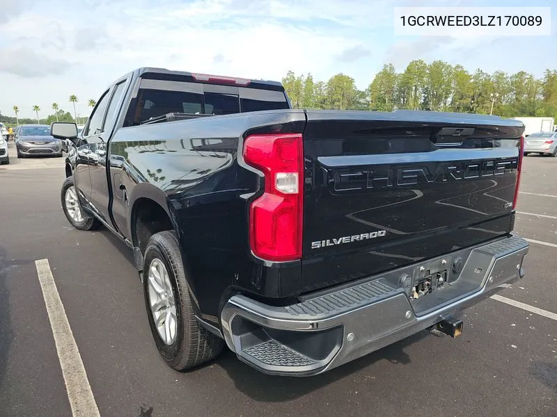 2020 Chevrolet Silverado C1500 Ltz VIN: 1GCRWEED3LZ170089 Lot: 40527892