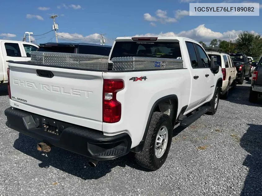 2020 Chevrolet Silverado K2500 Heavy Duty VIN: 1GC5YLE76LF189082 Lot: 40550653