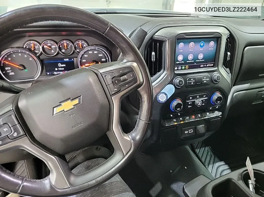 2020 Chevrolet Silverado K1500 Lt VIN: 1GCUYDED3LZ222464 Lot: 40559349