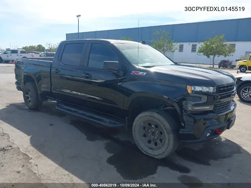 2020 Chevrolet Silverado 1500 4Wd Standard Bed Lt Trail Boss VIN: 3GCPYFEDXLG145519 Lot: 40562019