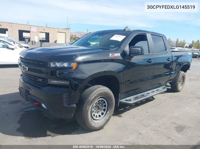 2020 Chevrolet Silverado 1500 4Wd Standard Bed Lt Trail Boss VIN: 3GCPYFEDXLG145519 Lot: 40562019