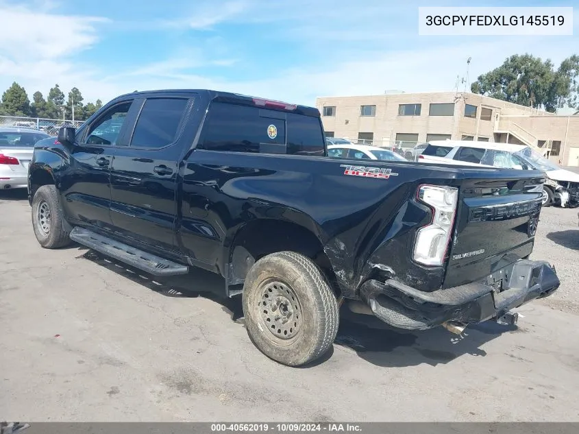 3GCPYFEDXLG145519 2020 Chevrolet Silverado 1500 4Wd Standard Bed Lt Trail Boss