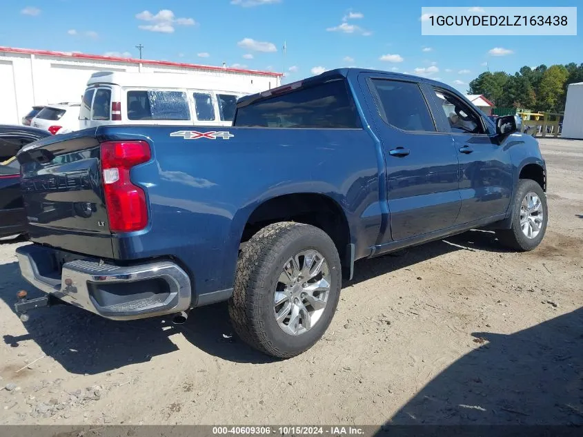 2020 Chevrolet Silverado 1500 4Wd Short Bed Lt VIN: 1GCUYDED2LZ163438 Lot: 40609306