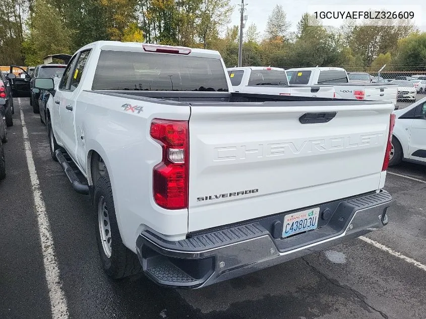 2020 Chevrolet Silverado K1500 VIN: 1GCUYAEF8LZ326609 Lot: 40626750