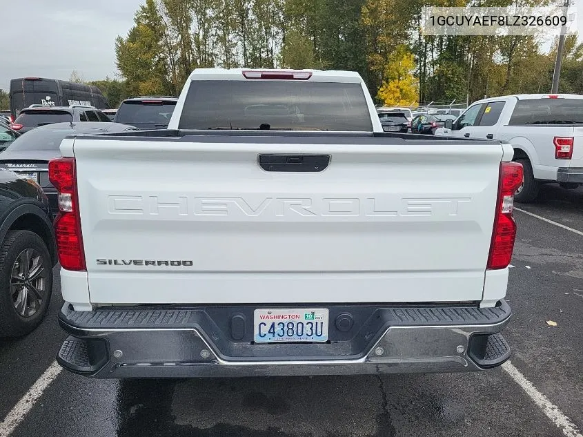 2020 Chevrolet Silverado K1500 VIN: 1GCUYAEF8LZ326609 Lot: 40626750