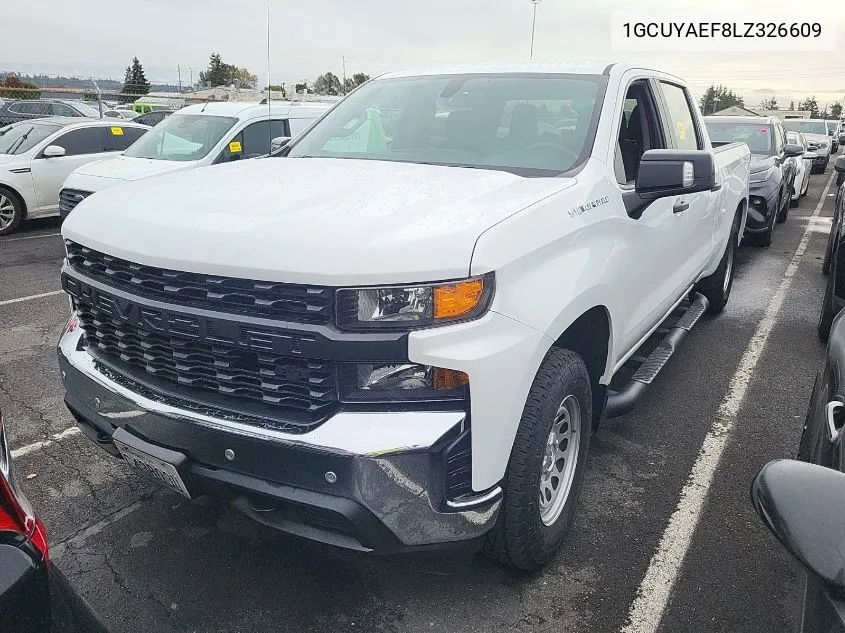 2020 Chevrolet Silverado K1500 VIN: 1GCUYAEF8LZ326609 Lot: 40626750