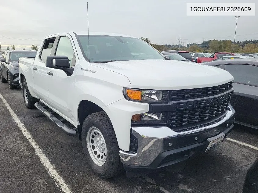 2020 Chevrolet Silverado K1500 VIN: 1GCUYAEF8LZ326609 Lot: 40626750