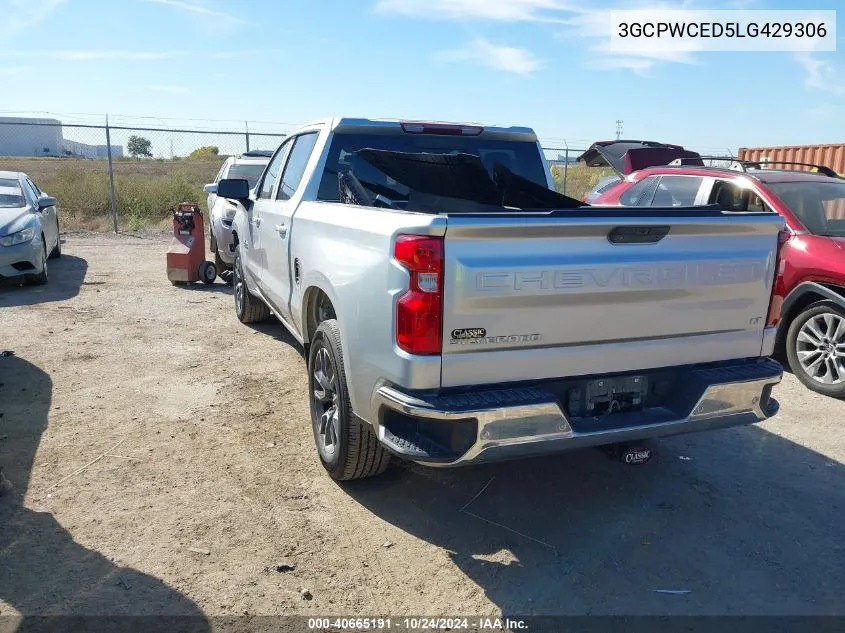 2020 Chevrolet Silverado 1500 2Wd Short Bed Lt VIN: 3GCPWCED5LG429306 Lot: 40665191