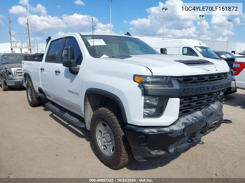 2020 Chevrolet Silverado 2500Hd 4Wd Long Bed Wt VIN: 1GC4YLE70LF161872 Lot: 40697323