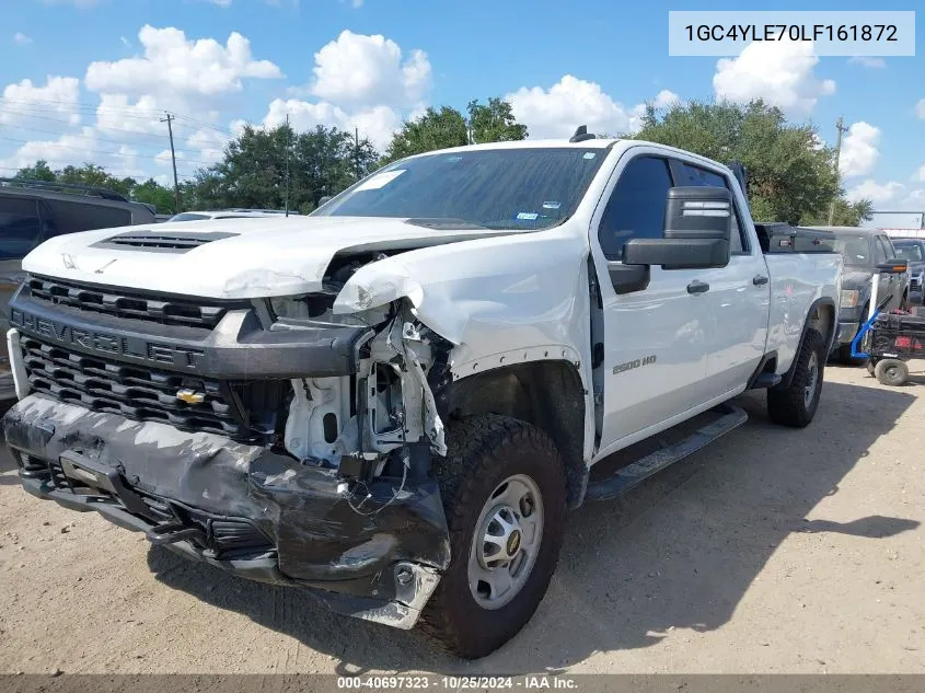 2020 Chevrolet Silverado 2500Hd 4Wd Long Bed Wt VIN: 1GC4YLE70LF161872 Lot: 40697323