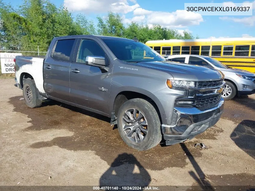 2020 Chevrolet Silverado 1500 2Wd Short Bed Lt VIN: 3GCPWCEKXLG169337 Lot: 40701140