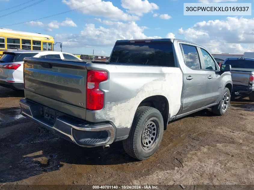 2020 Chevrolet Silverado 1500 2Wd Short Bed Lt VIN: 3GCPWCEKXLG169337 Lot: 40701140