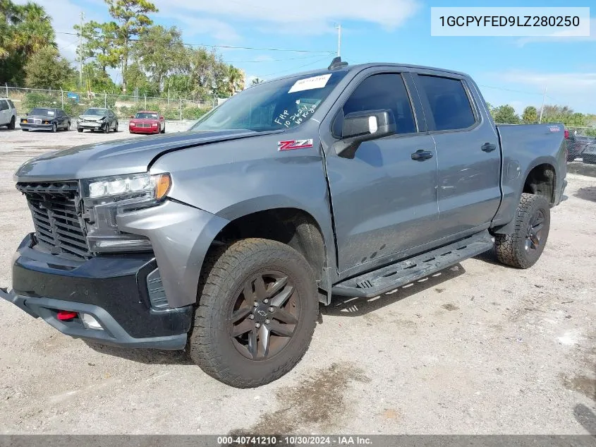 2020 Chevrolet Silverado 1500 4Wd Short Bed Lt Trail Boss VIN: 1GCPYFED9LZ280250 Lot: 40741210