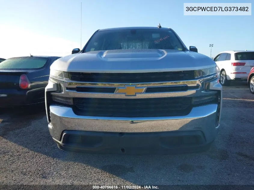 2020 Chevrolet Silverado 1500 2Wd Short Bed Lt VIN: 3GCPWCED7LG373482 Lot: 40756616